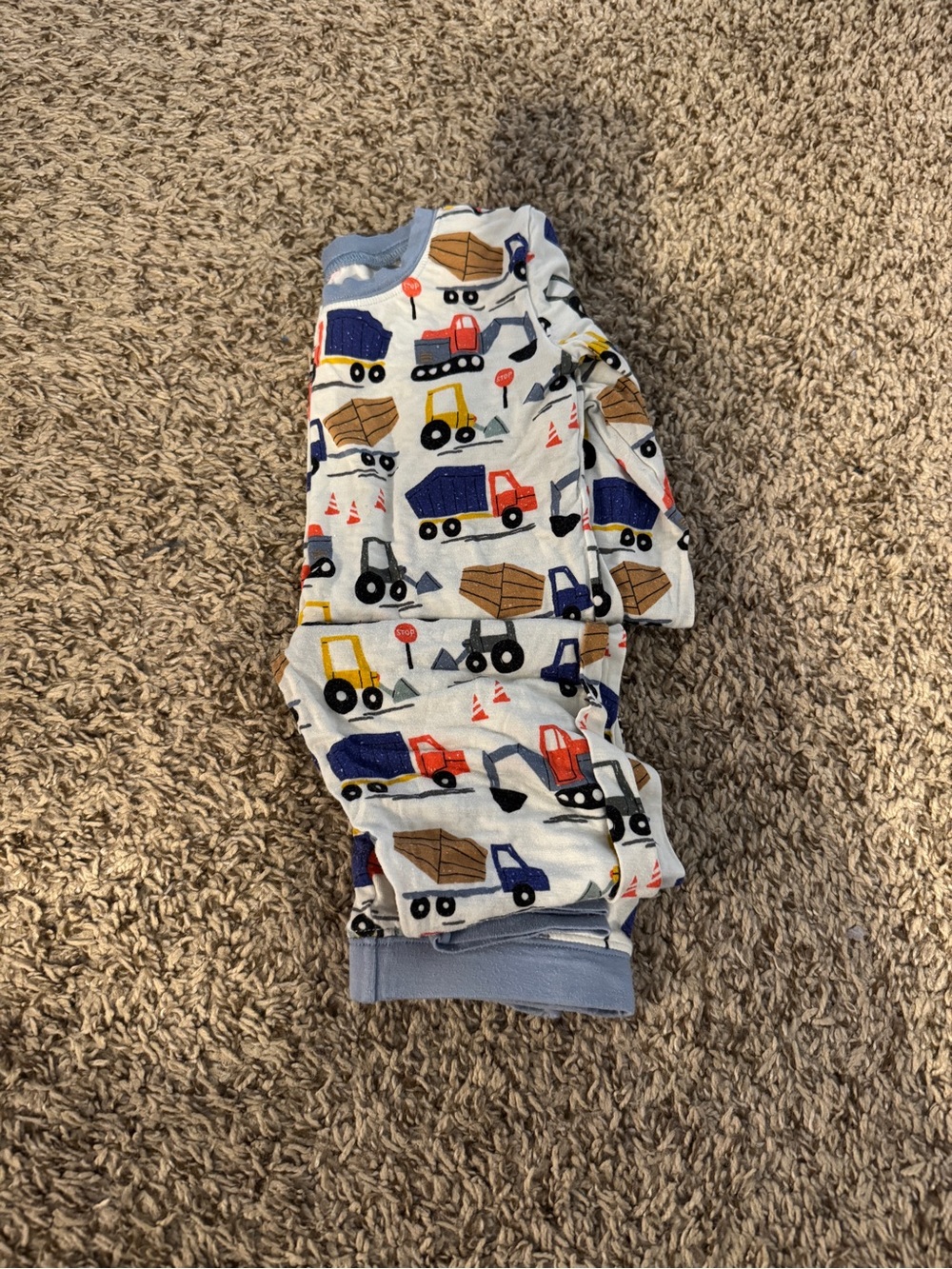 Little Sleepies Construction Pajamas Size 5/6